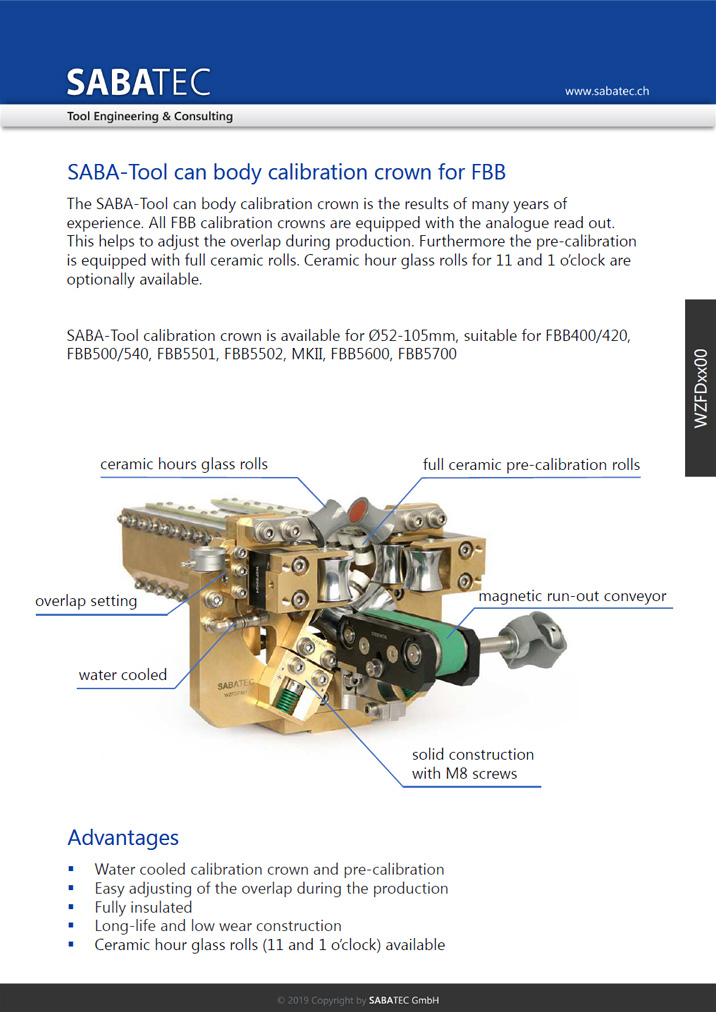 Sabatec AG _ Calibration Tool _ FBB