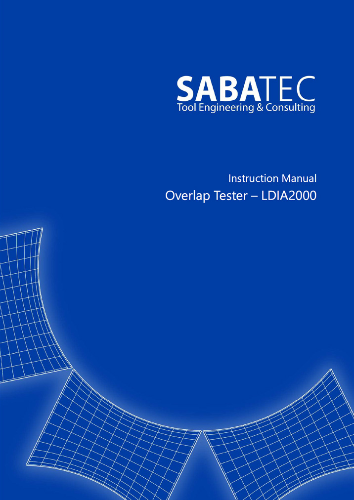 Sabatec AG _ Overlap Tester - LDIA2000 _ Accessory