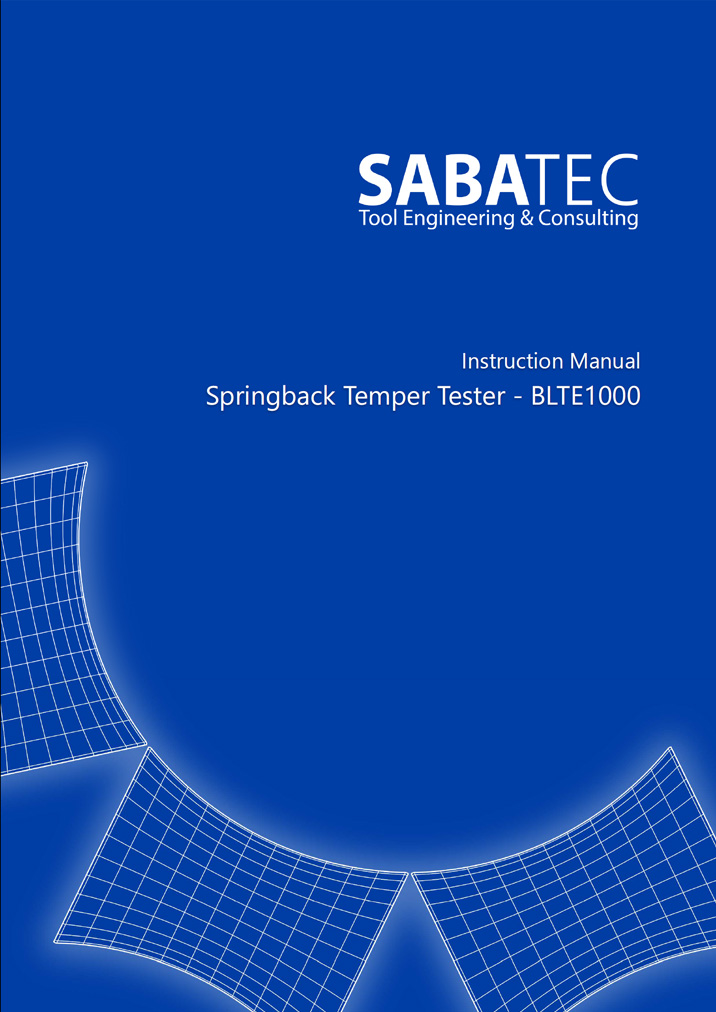 Sabatec AG _ Springback Temper Tester - LDIA2000 _ Accessory